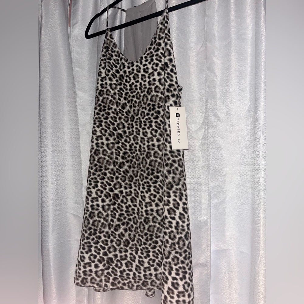 NEW Tempted Cheetah Print Reversible Dress